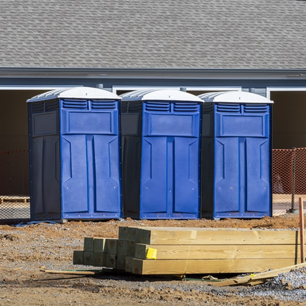 are there any restrictions on where i can place the porta potties during my rental period in Bellona